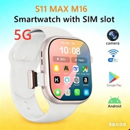 S11 Smart Watch With SIM Card slot And WiFi 5G Android M16 Cellular Version Smartwatch with Rotating