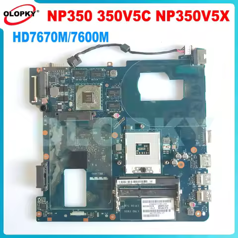 QCLA4 LA-8861P for Samsung NP350 350V5C NP350V5X Laptop Motherboard with HM76 HD7670M/7600M GPU BA59