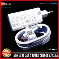 Xiaomi 33Watt TURBO CHARGE Charger Original 100% Xiaomi USB Type C Charger