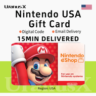 Nintendo USA Nintendo eShop Gift Card USA Nintendo Switch eShop USD5~USD100⚡UranusX_MY[24/7 Email&Ch