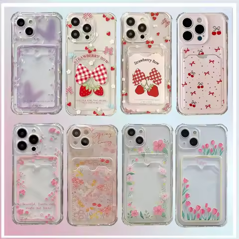 Bow Flower Wallet Card Holder Case For infinix SMART 9 8 7 Note 40 Pro 5G cover Cute Silicone Anti F
