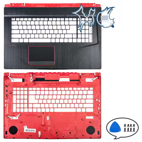 New Case For GE73 GE73VR Raider RGB 8RE 8RF MS-17C5 Laptop LCD Back lid Cover Front Bezel Hinges Pal