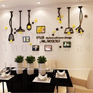 3d Acrylic Sticker Wall Picture Frame Living Room Bedroom