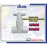 [TKM] [BRAND DKI] 15MM / 20MM PVC PLASTICS STOPCOCK STOP COCK / Stop Cock / Valve Bathroom Accessori