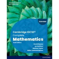 Math 0580 IGCSE Extended Book Sixth Edition