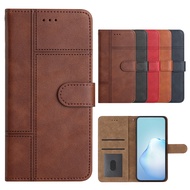 Samsung Galaxy M53 5G M33 M23 M52 M32 A03 Core A51 A71 4G A42 A72 Magnetic Flip Case with Card Slots Holder Kickstand Wrist Strap PU Cow Leather Shockproof Protective Cover
