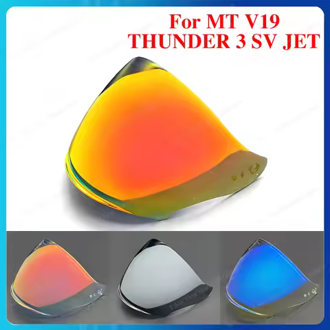 V19 Motorcycle Helmet Lens For MT V19 THUNDER 3 SV JET Helmet Visor Windshield Shield Glasses Visor 