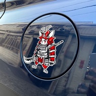 老鼠武士 日本武士 可愛車貼 日式風格 反光貼紙 高亮度防水耐曬