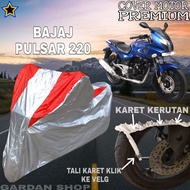MERAH BAJAJ PULSAR 220 Silver RED Motorcycle Cover Body Cover Bajaj Pulsar 220 PREMIUM Motorcycle Co