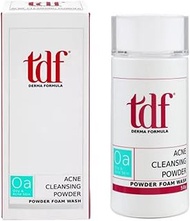 TDF Acne Cleansing Powder 50G - Antibacterial Cleanser for Oily and Acne Skin Product of Japan