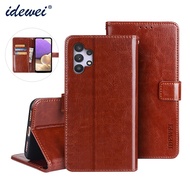 Suitable for Samsung M32 5G Phone Case Phone Leather Case M33 A33 Flip Phone Protective Case Shock-r