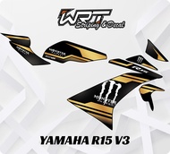 Striping R15 v3-Striping Hologram R15 v3-Stiker R15 v3-Decal R15 v3 Monster Energy
