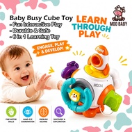 Moo Baby Toy Steering Rocket Busy Toys for Baby Mainan Baby 6 Bulan Motor Skill Sensory Toys Baby 6 