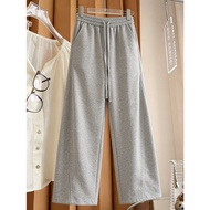 S~5XL unisex jogging pants long pants for women baggy black pants white pants for women