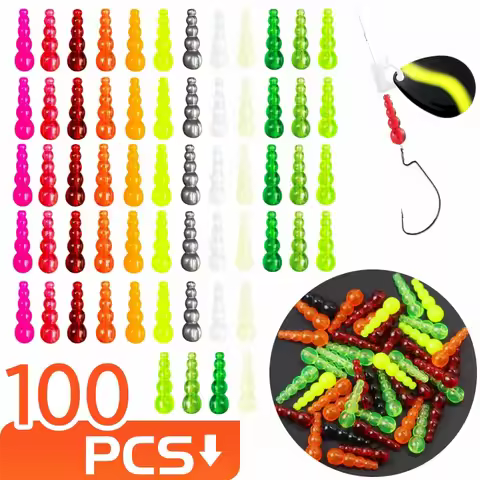 Stacked Fishing Beads Fishing Beads Lures Tackle Trout Walleye Perch Inline Spinner Rig Lure Making 