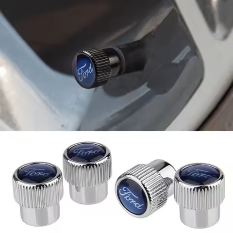 4Pcs Ford Alloy Tire Valve Caps Anti-Rust Airtight Protection Wheel Decor For Focus MK2/3 Mondeo MK4