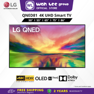 LG 55" 65" 75" 86" 4K Smart QNED TV QNED81 QNED81SQA QNED81SRA 55QNED81SQA 65QNED81SQA 55QNED81SRA 65QNED81SRA 75QNED81SRA 86QNED81SRA with AI ThinQ (2022) WAH LEE STORE
