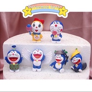 Doraemon Toys/Kids Toys/Doraemon Cake Topper Set/Doraemon Kek Hiasan/小叮当6件组合蛋糕装饰/小叮当玩具