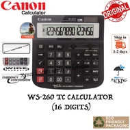 CANON WS-260TC 16 DIGITS DESKTOP CALCULATOR (READY STOCK / 100% ORIGINAL)