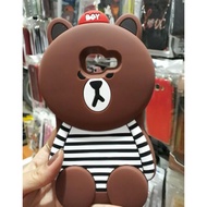 Galaxy A7 2016 flexible case wearing a striped shirt