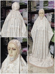 Mukena Ablang Sutra Prada Mukena Sempur Gentur Mukena Tanpa Tangan Sutra Prada