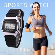Sport Rose Gold Women Digital Watch Silver Ultra-Thin Steel LED Electronic Wrist Watch Luxury Clock Ladies Watch Montre Femme  zvtjeu