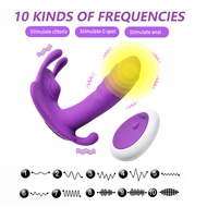☍ↂ✟Wear Dildo Butterfly Vibrator Sex Toys for Couple Orgasm Masturbator Wireless Remote