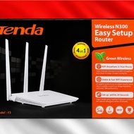 Tenda F3 300Mbps Wireless Easy Setup Router - High Speed, Wide Security, Easy Settings