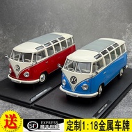 SOLIDO SOLIDO 1: 18 Volkswagen T1 SAMBA Bus Bread 1962 Alloy Car Model