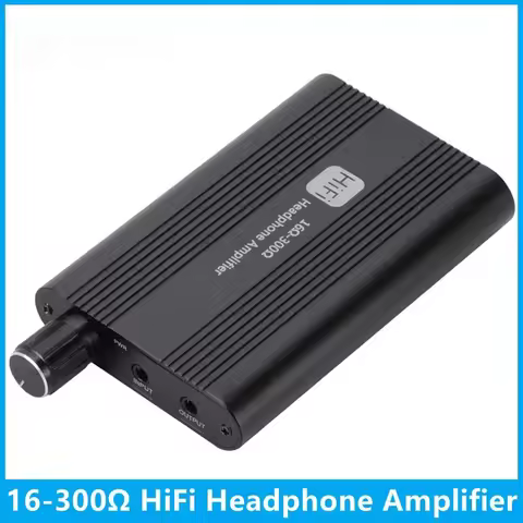 16-300Ω HiFi Headphone Amplifier Mini Audio Amplifier HiFi Stereo Earphone Amp Audio Amp With 3.5mm