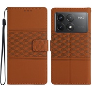 Ready to ship Diamond Embossed Skin Feel Leather Phone Case For Xiaomi 17/Xiaomi 17 Pro Max/Xiaomi P