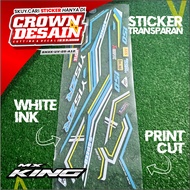 Transparent Striping maxdecal Y15ZR MX KING 150 Tosca UV - Yamaha MX KING 150 SMXK-UV Motorcycle Accessories Sticker