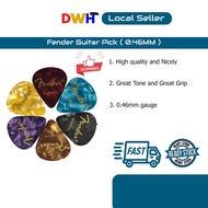 (ReadyStock) Fender 0.46mm Guitar Pick Acoustic Guitar / Ukulele / Electric Guitar