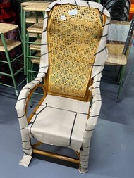藤椅-籐椅單凸教師椅-護腰老人椅-休閒椅-辦公椅-泡茶椅