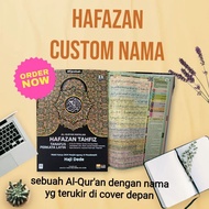 AL QUR'AN CUSTOM NAME HAFAZAN 8 COLOR BLOCKS A5