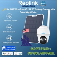 Reolink Go PT Plus 4G LTE SimCard 5MP Battery Solar LTE Camera