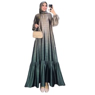 Gamis Terbaru 2023 Kekinian Viral Dewasa Gamis Wanita Cewek Perempuan Kondangan Simple Elegan Mewah 