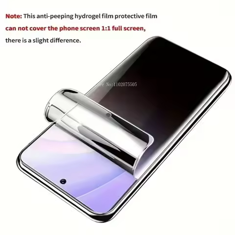 Privacy Hydrogel Screen Protector for Tecno POVA Slim Curve 4 5 Pro 6 Neo 7 Ultra 5G POP 8 9 10 7 6 