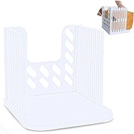 Plastic Manual Bread Slicer, Detachable Toast Bread Cutter for Homemade Bread, White Loaf Cutting Br