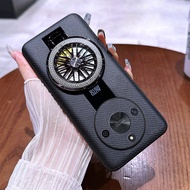 Untuk Honor X40 X50 X60 X40i X50i X60i Pro Honor 80 SE 400 Pro Case Genuine Leather Fingerprint Magn