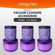 rongyiec for Dyson Vacuum Cleaners Accessories Replacement Filter V12 Detect Slim/V12s Detect Slim K