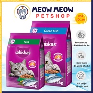 WHISKAS Cat Granules for Large Cats | 1.2KG Bag | Dry nutritional seeds for cats.