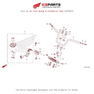 Handlebar Tube (F-7-A) HONDA Msx 125 Parts Catalog