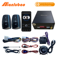 Manlubao XM1 BT ระบบเตือนภัยรถยนต์ควบคุมแอพโทรศัพท์มือถือเริ่มเครื่องยนต์ทำงานด้วยรีโมทหยุดอุปกรณ์เส
