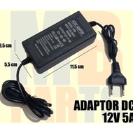 Habis Adaptor 12 Volt 5 Amper Murni Untuk Pompa Dc