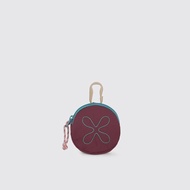 Exsport Round Coin Pouch, Burgundy