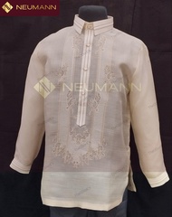 BARONG TAGALOG PINA COCOON (Brown Tacs) SPORTS COLLAR