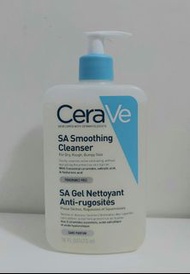 CeraVe SA Smoothing Cleanser 水楊酸煥膚淨嫰潔膚露 473 ml  （到期日：2026年5月）