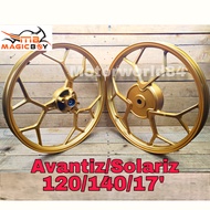 MAGIC BOY SPORT RIM AEROX THAI 899 B-39 1.20 / 1.40 X 17 CNC FORGED MB SPORT RIM B39 YAMAHA EGO AVAN