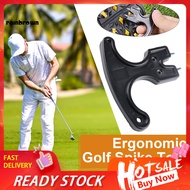 <rainbrown> Double Pin Golf Wrench Non-slip Golf Spike Wrench Golf Spike Wrench with Ergonomic Handl